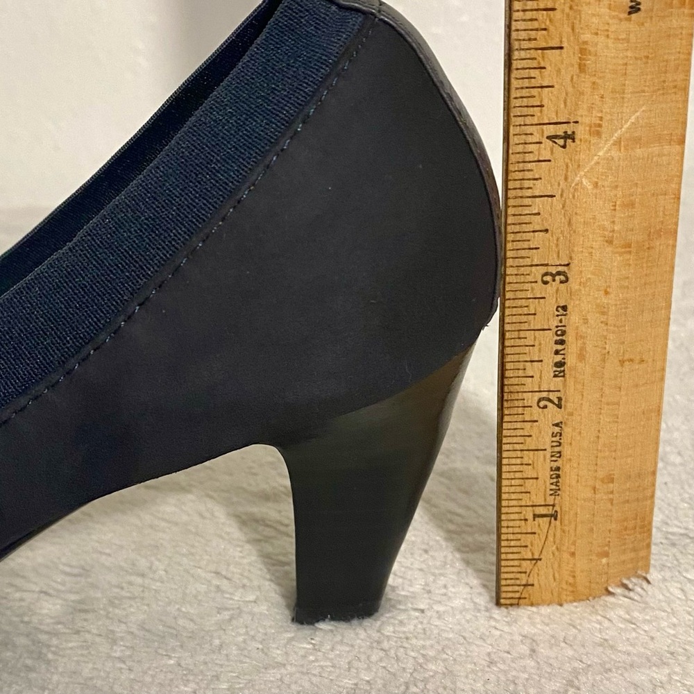 Sofft Suede Leather Cap Toe Pumps Women’s Size 8M Blue Gray - Picture 9 of 11